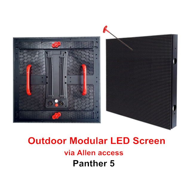 Why Panther modular LED screen is a competitive option for outdoor commercial signage?