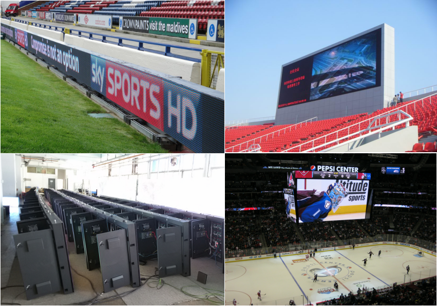 Scoreboards suitable for each sport and facility